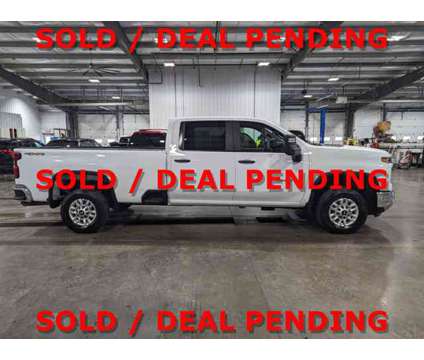 2024 Chevrolet Silverado 2500HD Work Truck Snow Plow Prep Premium Cloth is a White 2024 Chevrolet Silverado 2500 H/D Truck in Butler PA