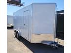 2024 Triton Trailers Vault 7.5x16 7'6''h Aluminum ATV UTV Cargo Trailer w dmx