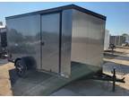 2024 United Trailers UJ 6x12 6’6'' H V Front 16"OC Enclosed Trailer b