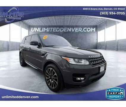 2016 Land Rover Range Rover Sport for sale is a Grey 2016 Land Rover Range Rover Sport Car for Sale in Denver CO