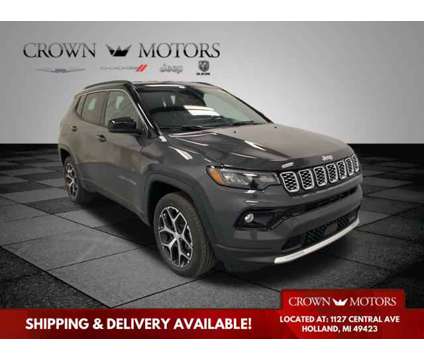 2024 Jeep Compass Limited is a Grey 2024 Jeep Compass Limited SUV in Holland MI