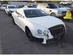 Repairable Cars 2012 Bentley Continental for Sale