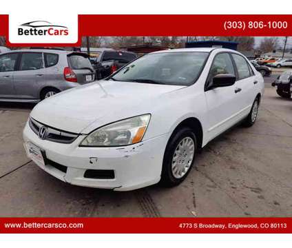 2007 Honda Accord for sale is a White 2007 Honda Accord Car for Sale in Englewood CO