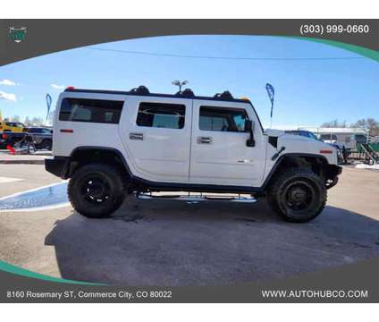 2003 HUMMER H2 for sale is a White 2003 Hummer H2 Car for Sale in Commerce City CO