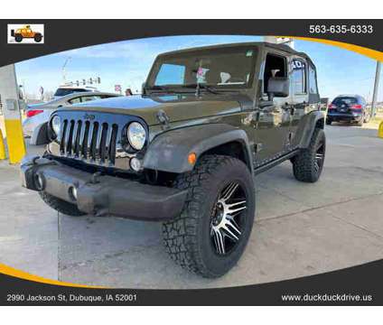 2015 Jeep Wrangler for sale is a Green 2015 Jeep Wrangler Car for Sale in Dubuque IA