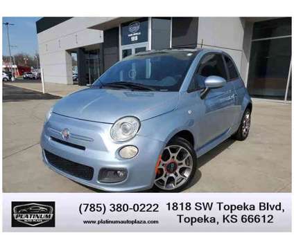 2013 FIAT 500 for sale is a Blue 2013 Fiat 500 Model Hatchback in Topeka KS