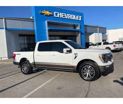 2021 Ford F-150 King Ranch is a White 2021 Ford F-150 King Ranch Car for Sale in Olathe KS