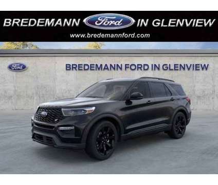 2023 Ford Explorer ST is a Black 2023 Ford Explorer Car for Sale in Glenview IL