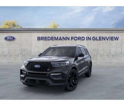 2023 Ford Explorer ST is a Black 2023 Ford Explorer Car for Sale in Glenview IL