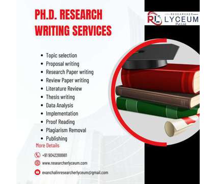 Ph.D. Research writing service is a Other Creative service in Kanyakumari TN