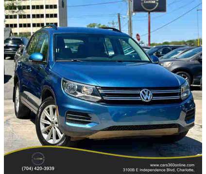 2017 Volkswagen Tiguan for sale is a Blue 2017 Volkswagen Tiguan Car for Sale in Charlotte NC