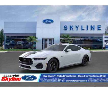 2024 Ford Mustang GT is a White 2024 Ford Mustang GT Coupe in Salem OR