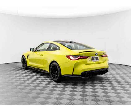 2024 BMW M4 Competition is a Yellow 2024 BMW M4 Coupe in Barrington IL