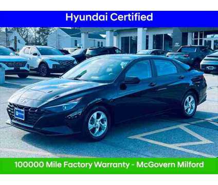 2021 Hyundai Elantra Essential Manual is a Black 2021 Hyundai Elantra Sedan in Milford MA