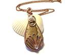 Copper Wire Wrap Picture Jasper Pendant