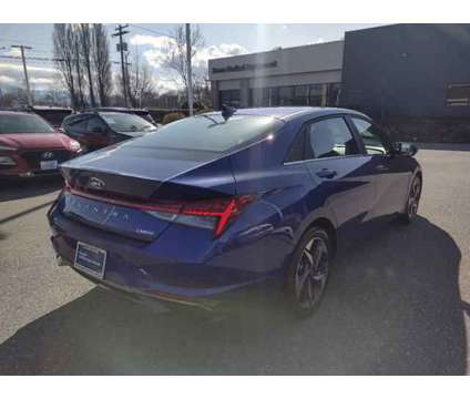 2023 Hyundai Elantra Limited is a Blue 2023 Hyundai Elantra Limited Sedan in Burlington WA