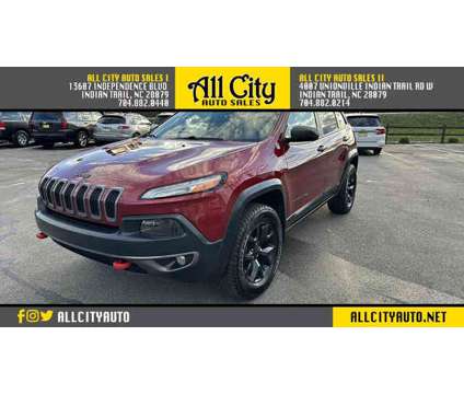 2015 Jeep Cherokee for sale is a Red 2015 Jeep Cherokee Car for Sale in Indian Trail NC