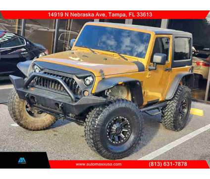 2014 Jeep Wrangler for sale is a Gold 2014 Jeep Wrangler Car for Sale in Tampa FL