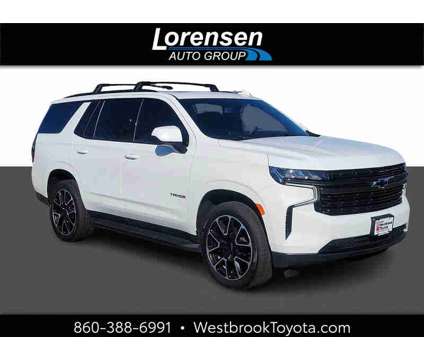 2021UsedChevroletUsedTahoeUsed4WD 4dr is a White 2021 Chevrolet Tahoe Car for Sale in Westbrook CT