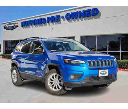 2022UsedJeepUsedCherokeeUsed4x4 is a Blue 2022 Jeep Cherokee Car for Sale in Lewisville TX