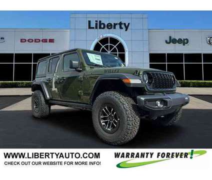 2024 Jeep Wrangler Willys is a Green 2024 Jeep Wrangler Car for Sale in Pataskala OH