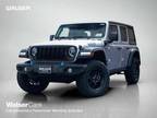 2024 Jeep Wrangler Silver, 12 miles