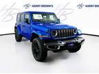 2024 Jeep Wrangler Blue, 17 miles