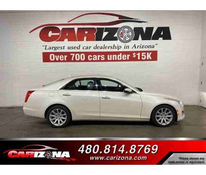 2014 Cadillac CTS 2.0L Turbo is a White 2014 Cadillac CTS 2.0L Turbo Sedan in Chandler AZ