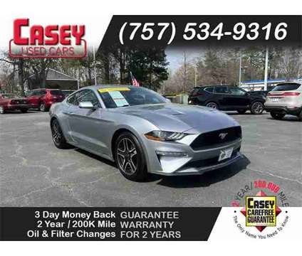 2022 Ford Mustang EcoBoost Premium is a Silver 2022 Ford Mustang EcoBoost Premium Coupe in Newport News VA