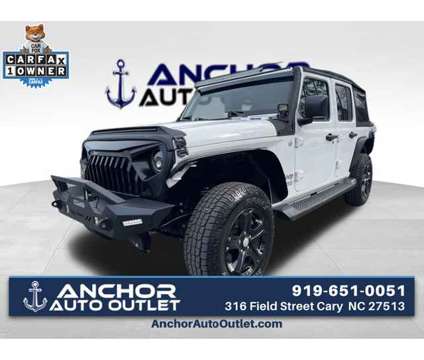 2018 Jeep Wrangler Unlimited Sport S is a White 2018 Jeep Wrangler Unlimited SUV in Cary NC