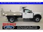 2024 Ford F-600SD XL w/9' Rugby Stainless Steel PTO Dump 4WD DRW