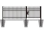 Pure Value Deal Value Industrial Fence Kit: 144 ft., 7'x4', 40 Panels + Gate