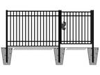 Value Industrial 144 ft Industrial Ornamental Fence Kit - 7'x5', Steel