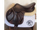 17.5" Antares Monoflap Saddle - Full Buffalo - 2016 - 2A Flaps - 4.75" dot to