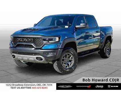 2024NewRamNew1500New4x4 Crew Cab 5 7 Box is a Blue 2024 RAM 1500 Model Car for Sale in Oklahoma City OK