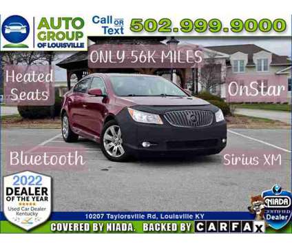 2011 Buick LaCrosse for sale is a Red 2011 Buick LaCrosse Car for Sale in Louisville KY