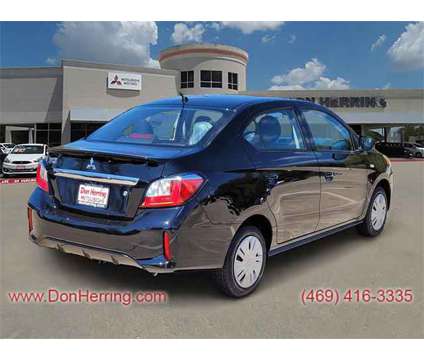 2024 Mitsubishi Mirage G4 ES is a Black 2024 Mitsubishi Mirage G4 ES Sedan in Plano TX