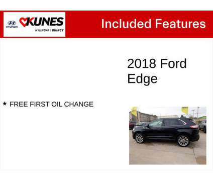 2018 Ford Edge Titanium is a Black 2018 Ford Edge Titanium SUV in Quincy IL