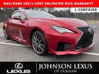 2022 Lexus Rc F F NAV/MARK LEV/UNLIMITED MILE WARRANTY TIL 3/202