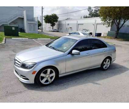 2011 Mercedes-Benz C-Class for sale is a Silver 2011 Mercedes-Benz C Class Car for Sale in Hallandale Beach FL