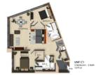 Aurora - (C1) 2 Bedroom - 2 Bathrooms