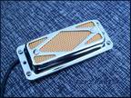 Gold Foil Guitar Pickup - Vintage Diamond Grille style (Bridge) EZPZ PARTS