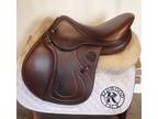 17" Antares Skylla Saddle - Full Calfskin - 2021 - 2A Flaps - 4.5" dot to dot