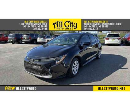 2020 Toyota Corolla for sale is a Black 2020 Toyota Corolla Car for Sale in Indian Trail NC