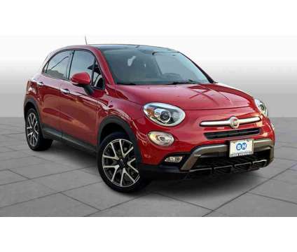 2018UsedFIATUsed500XUsedFWD is a Red 2018 Fiat 500X Car for Sale in Oklahoma City OK
