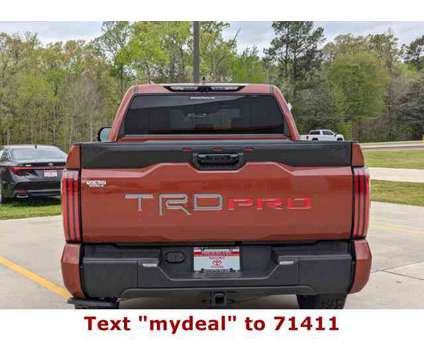 2024 Toyota Tundra TRD Pro Hybrid is a Orange 2024 Toyota Tundra TRD Pro Hybrid in Natchez MS