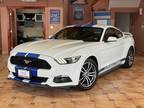 2016 Ford Mustang EcoBoost 2dr Fastback White, VERY CLEAN