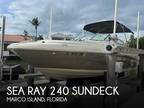 Sea Ray 240 sundeck Deck Boats 2005
