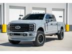 2024 Ford F350 Srw 4x4 Limited Glacier Grey 6.7l Ho Diesel Leveling Kit Tint 20"