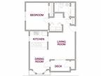 Prairie Hills I - Floor Plan 2 (1-Bed/1-bath)